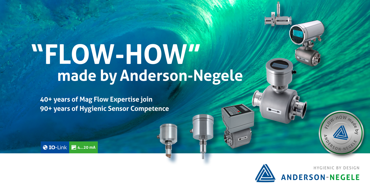 FMQ en FMI flowsensoren: Mag Flow by Anderson-Negele
